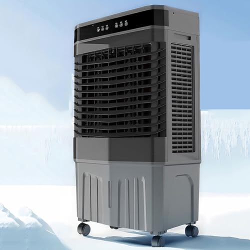 Climatiseur évaporatif Portable, 120° Oscillant, Sans Tuyau, Avec Télécommande, 3 Vitesses, 3 Modes, Minuterie 12 H, Ventilateur Silencieux Pour Chambre, Bureau Ou Maison.