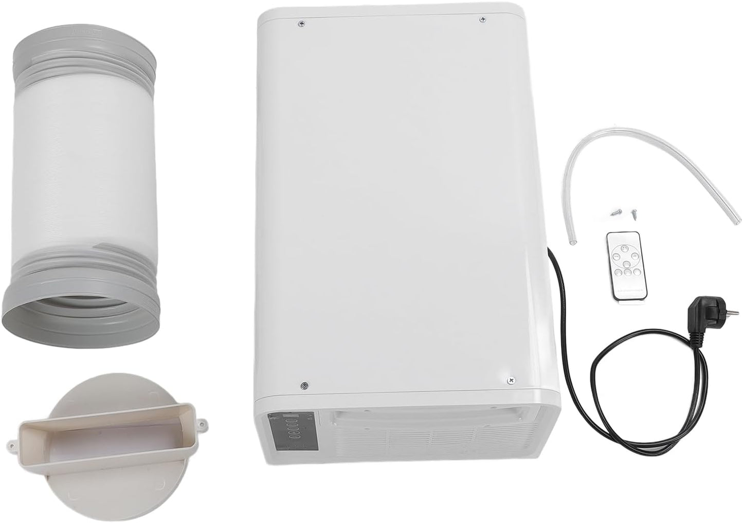 SIXRUN Climatiseur Compresseur, Climatisation Contrôle Vocal Air Froid/Chaud Avec Télécommande Pour Bateau Caravane Dortoir Espace De 1 à 10㎡ (Prise UE 220V)