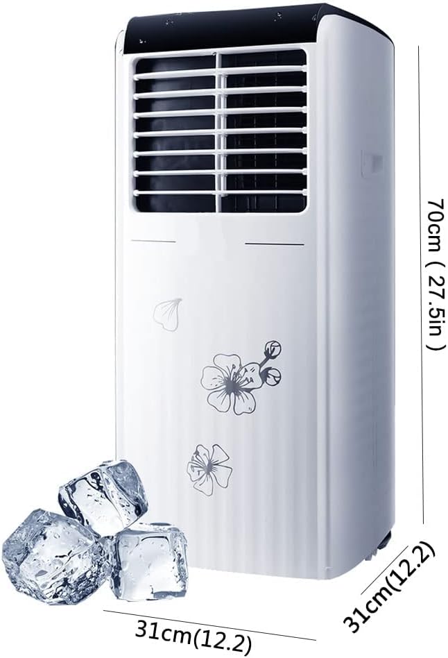 Climatiseurs Portables, Refroidisseur D'air évaporatif à Volume D'air Circulant De 300 M3/h Avec Oscillation à 90°, AC Portable Pour Chambre, Fonction De Minuterie 24 H Pour La Cuisine De La Chambre