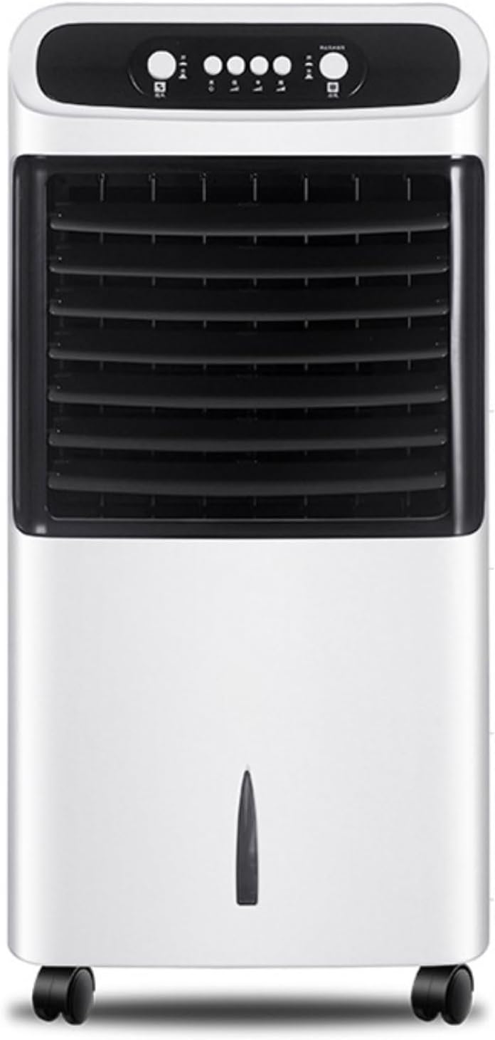 Refroidisseur D'air Ventilateur Humidificateur Climatiseur Mobile Portable Avec 3 Modes 3 Vitesses 8h Minuterie Et 60° Oscillant Réservoir Ventilateur De Circulation D'air Avec 2 Blocs Réfrigérants