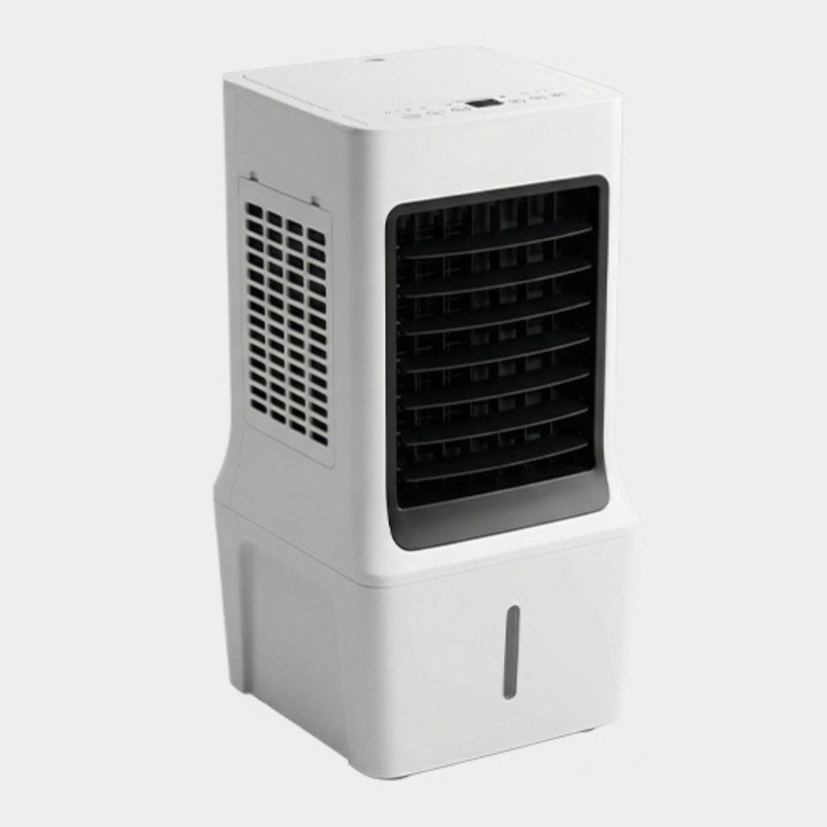 GENERIC Réservoir D'air évaporatif Portable 12L, Refroidisseur D'air Silencieux Avec Fonction Pivotante à 60 °, Humidificateur Et Ventilateur Pour Chambre Et Bureau, économe En énergie