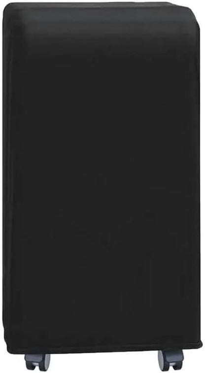  Housse De Protection Pour Climatiseur Mobile, Sac De Rangement élastique En Soie De Lait, Avec Poche Pour Télécommande, Noir, 40 X 46 X 75 Cm, Protecteur De Climatiseur D'intérieur