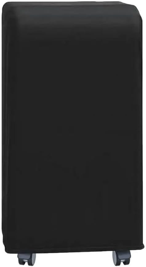  Housse De Protection Pour Climatiseur Mobile, Sac De Rangement élastique En Soie De Lait, Avec Poche Pour Télécommande, Noir, 40 X 46 X 75 Cm, Protecteur De Climatiseur D'intérieur