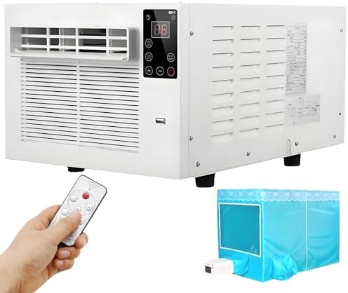 GENERIC Climatiseur Portable Avec Moustiquaire, Déshumidificateur Compact Pour Chambre à Coucher Et Dortoirs, Unité De Refroidissement Silencieuse De Murmure Pour Les Maisons De Location, Solution De Confort