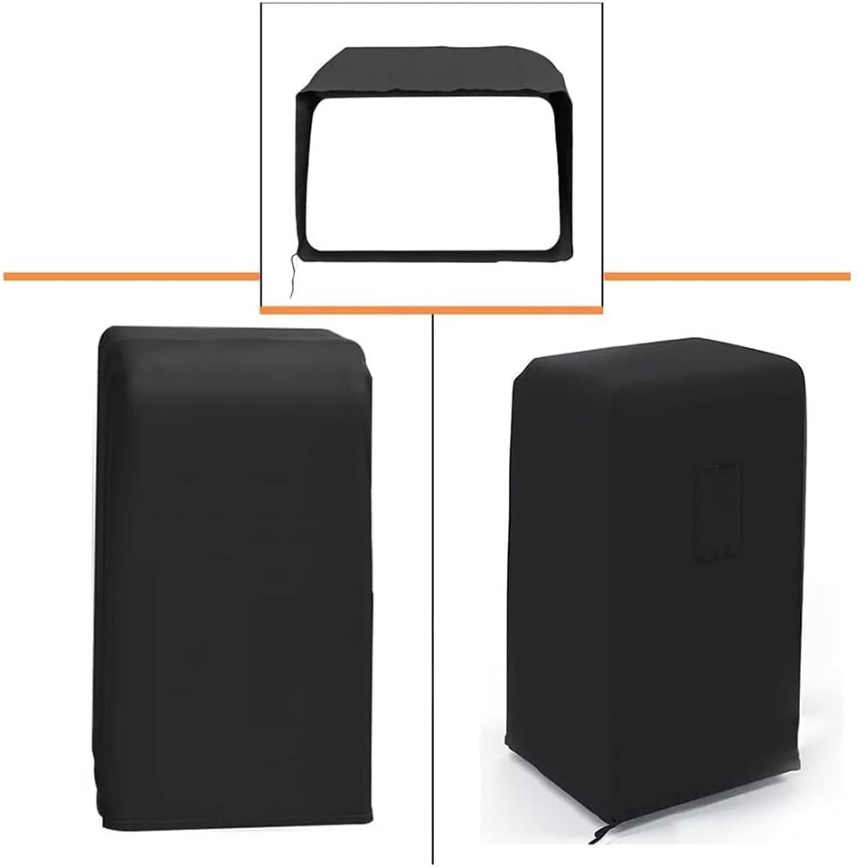  Housse De Protection Pour Climatiseur Mobile, Sac De Rangement élastique En Soie De Lait, Avec Poche Pour Télécommande, Noir, 40 X 46 X 75 Cm, Protecteur De Climatiseur D'intérieur