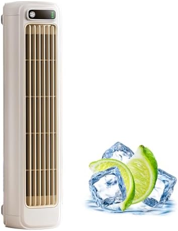  Ventilateur Sans Lame, Refroidisseur Personnel Portable Avec 3 Vitesses, USB Rechargeable, Fonctionnement Silencieux Pour Le Dortoir De Bureau à Domicile, Conception Verticale Facile Propre, Bleu