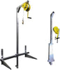  Treuil D'installation De Climatiseur En Acier Inoxydable - Élévateur Manuel Pliable Autobloquant Avec Corde De 15 M Pour Un Assemblage Facile En Extérieur