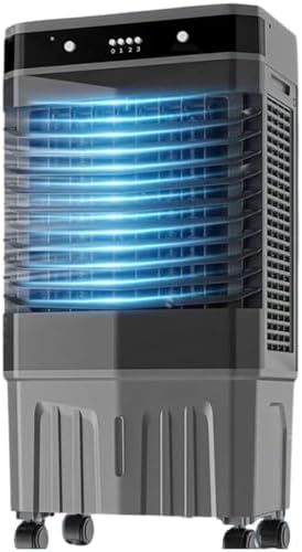 GENERIC Refroidisseur D'évaporation Portable D'oscillation De 120°, Réservoir Et Télécommande 50L, Unité De Climatisation Efficace Sur Les énergies Pour La Chambre, Chambre à Coucher, Camping-car, Mode De Som