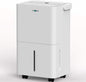  Uhome Déshumidificateur électrique, 12 L/24 H, Déshumidificateur D'ambiance 54 M³/18 M², Avec Arrêt Automatique, Capteur D'humidité, Mode Lavage Et Filtre à Charbon Actif, Tuyau D'arrosage