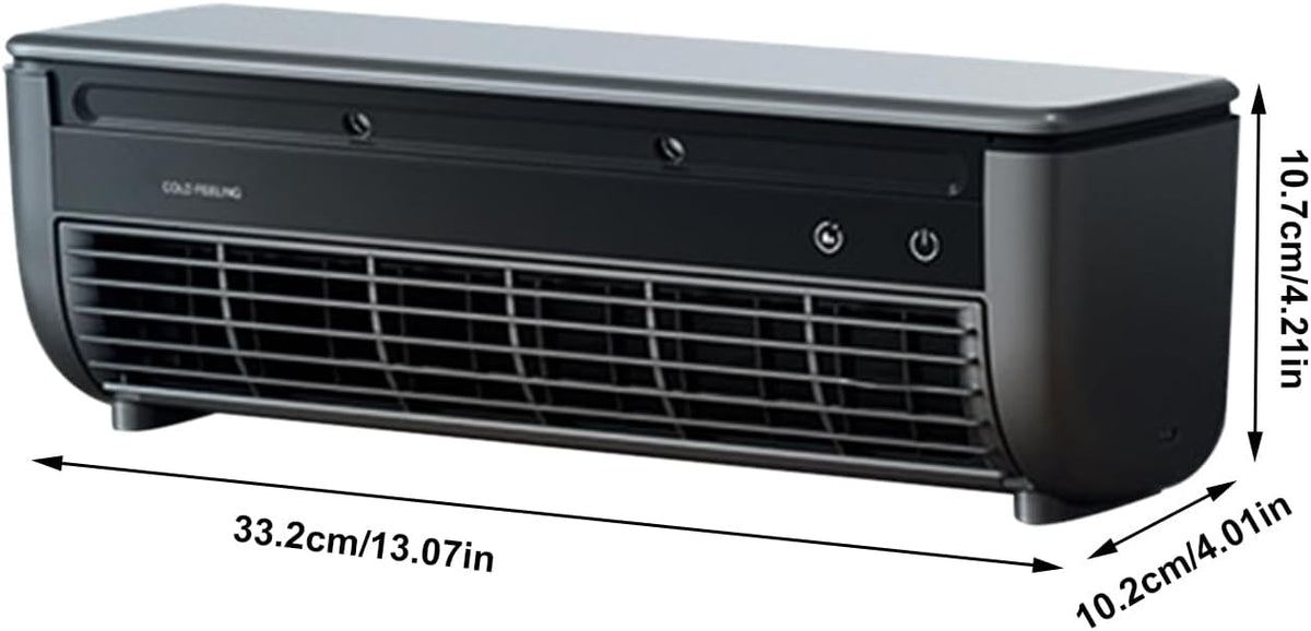 GENERIC Ventilateur Rafraîchisseur D'Air Pour Pièce, Ventilateur De Climatiseur Murale, Appareil Trois Vitesses Réglable Pour Optimisation Espace Intérieur Extérieur Dorm Camping Table