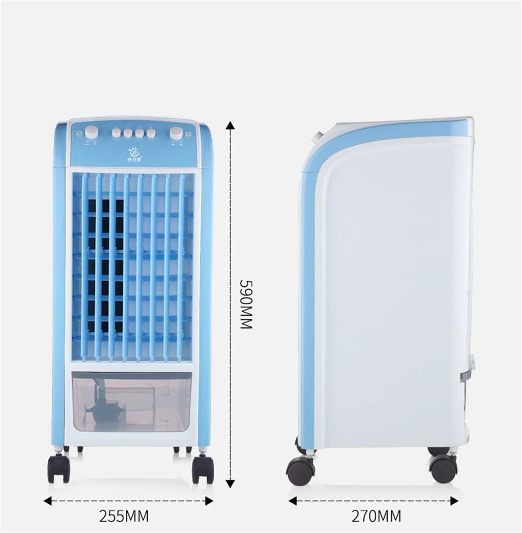  Climatiseur Portable Rafraîchisseur D'air Ventilateur 3 Vitesses Faible Consommation Réservoir D'eau De Compact Gaz Naturel (Mécanique)