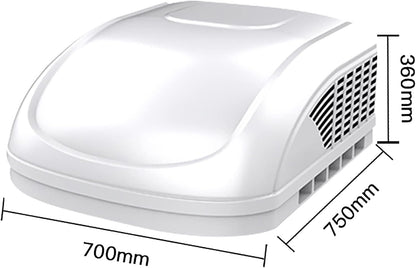  Climatiseur De Toit Cc Pour Camping-Car, Climatiseur Cc, Climatiseur Haute Efficacité Pour Camping-Car, Refroidissement Uniquement, Faible Bruit, 15 000 Btu, Pour Voiture, Camping-Car, Camion, Camping