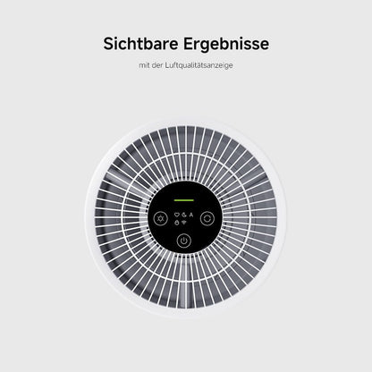  Xiaomi Purificateur D'Air Intelligent 4 Compact Pour Chambre,Filtre HEPA, CADR 230 M³/h, Silencieux，Élimine 99,97% Pollen/poils Animaux/Fumée/Poussière,Mode Sommeil Table/lit, Contrôle App/vocal