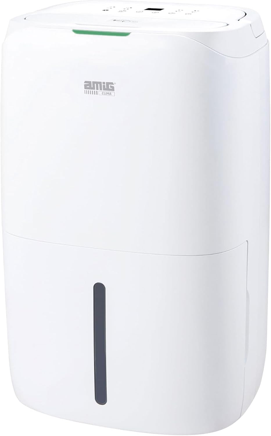  Amig – Déshumidificateur MIST - Capacité 25L/Jour - Régulation De L'humidité Et Minuterie - Réservoir D'eau Amovible 5,5L - 36x28x56 Cm - 370W - Couverture 170m³/h - Silencieux 46 DB - Séchage Linge