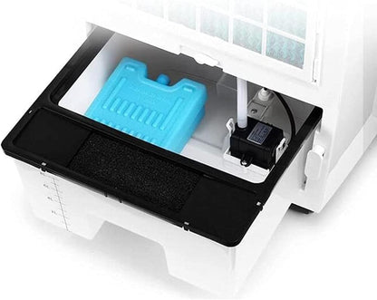  Climatiseur Portable Refroidisseur De Climatiseur Portable Refroidisseur D'air Silencieux Filtre De Protection De L'environnement Double Réservoir D'eau Double Moteur Réfrigération Maison Mobile Port