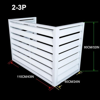 GENERIC Housse De Climatiseur Extérieur 110 X 60 X 80 Cm – Protection Résistante Aux Intempéries – Pare-soleil Et Protection élégants Pour Unités De Climatisation Extérieures, Clôture De Climatisation