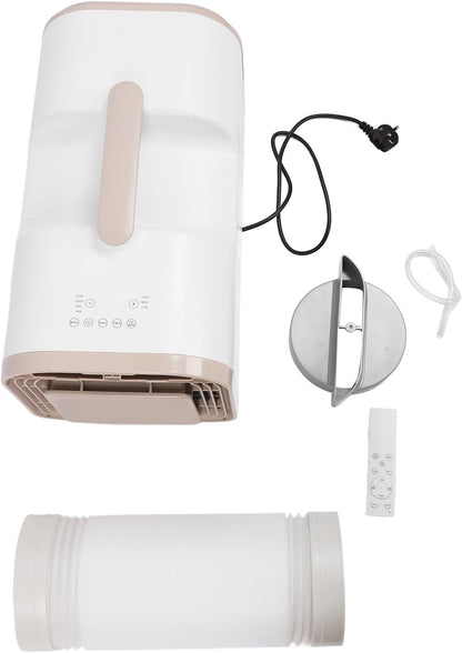  SIXRUN 4500BTU Climatiseur Portable Avec Télécommande Et Minuterie 24H Déshumidificateur Pour Camping VR Tente Garage (Prise UE 220V)