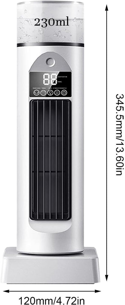  Climatiseurs Mobiles, Ventilateur Tour 3 En 1 – Humidificateur – Refroidisseurs Par évaporation, Refroidisseur D'air Par évaporation De 230 Ml Pour Chambre à Coucher Avec Vitesses Réglables