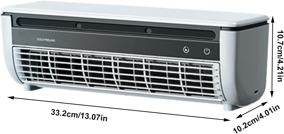  Ventilateur Rafraîchisseur D'Air Pour Pièce | Ventilateur Rafraîchisseur D'Air | Appareil De Ventilation Trois Vitesses Avec Chargeur Sans Fil Pour Maison Chambre Camping Car Salle De Bain