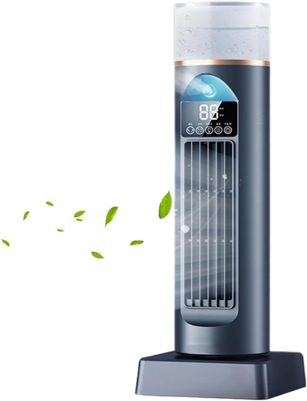  Ventilateur De Climatisation Portable Pour Chambre à Coucher, Vitesses Réglables, Climatisation De L'espace Personnel D'été Avec Minuterie Et Télécommande, Pour La Maison, Le Bureau, Le Camping, Le