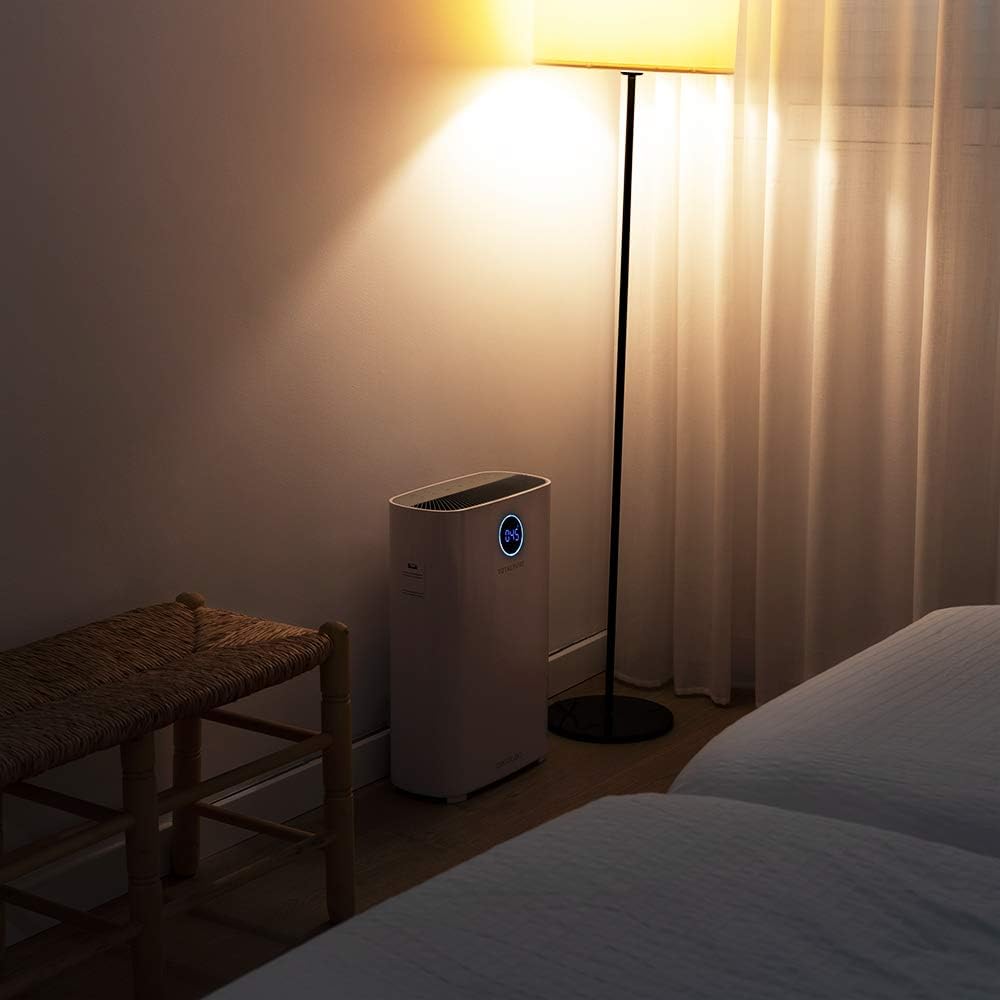  Cecotec Purificateur D'air TotalPure Connected 7500 Connected Purificateur D’air Avec 600 CADR, 200 M3 De Surface Couverte, écran LED Et Contrôle Via Wi-Fi. (2500 Connected)