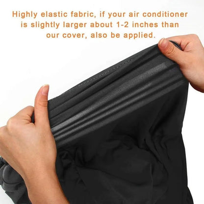  Housse De Protection Pour Climatiseur Mobile, Sac De Rangement élastique En Soie De Lait, Avec Poche Pour Télécommande, Noir, 40 X 46 X 75 Cm, Protecteur De Climatiseur D'intérieur