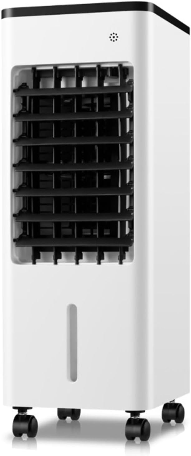GENERIC Refroidisseur D'air évaporatif Portable, Ventilateur De Boîte De Glace 9L Avec Affichage LED, 3 Vitesses, Oscillation à 90 °, Minuterie 8H, Humidificateur Silencieux Pour La Chambre De Bureau à Domici