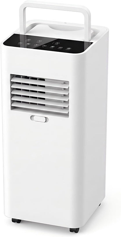 GENERIC Ultra Silencieux Portable AC 7000 BTU Pour Les Chambres à 300 Pieds Carrés, Déshumidificateur D'économie D'énergie Et Ventilateur Avec Minuterie 24h, Conception Facile De Déplacement