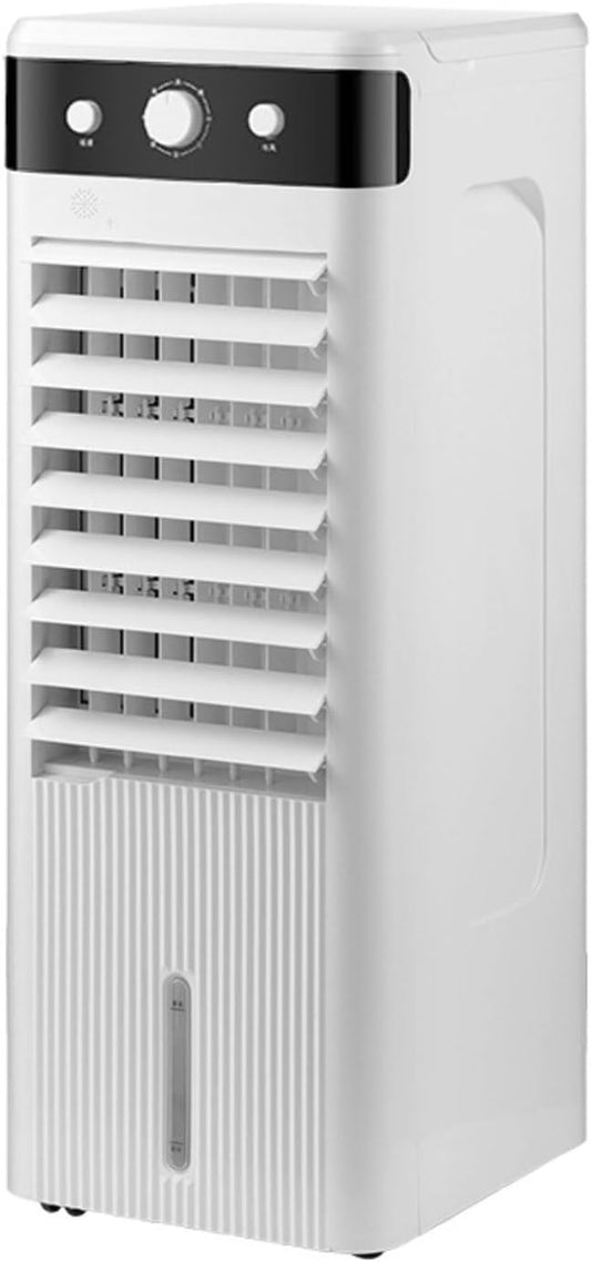 GENERIC Ventilateur Portable Avec 3 Vitesses, 3 Modes, Réservoir D'eau De 5 Litres, Minuterie De 12 Heures Et Compartiment De Refroidissement.Pas De Tuyau Requis.Idéal Pour Les Chambres, Le Bureau Et Le Campi