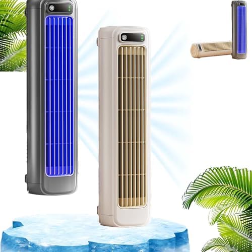  2026 Portable Air Conditioner,Desktop Cooling Fan Quiet With 3 Speeds Quiet Wall Fan, Usb Charging (2PCS-A)