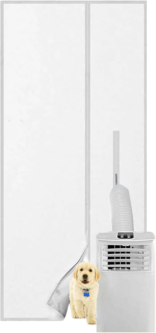  Kit De Fenêtre De Climatiseur Portable - Panneau De Ventilation De Porte Coulissante Universelle, Système De Support De Tuyau Réglable | Sceau Isolé Des Intempéries, Installation De Maison De Camping-