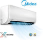  Mono 12000 BTU MIDEA EXTREME PRO Green GAZ R-32 Full DC Inverter A++A+ WI FI Inclus Et Lampe LED Intégrée