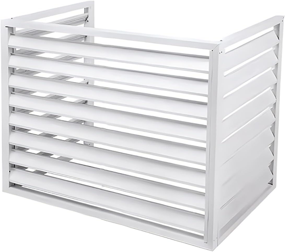  Couverture Etanche Climatiseur，Housse De Protection Extérieure En Alliage D'aluminium Pour Climatiseur, Poubelle, Équipement De Piscine(Brown,100 * 50 * 70cm)