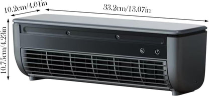  Climatiseur Mural Silencieux – Système De Refroidissement Compact Sans Conduit, 3 Vitesses Réglables, Idéal Pour Les Espaces Réduits Cuisine, Chambre, Home-Office (Color-B)