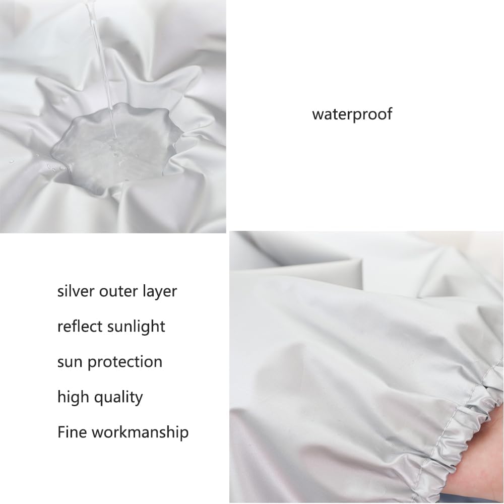  Housse De Climatiseur Protection Extérieure Anti Poussière Anti Neige Imperméable Résistant Au Soleil (80 * 28 * 54cm)