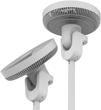  Cecotec Ventilateur Portable à Batterie EnergySilence 2600 Sunflower, 3 En 1, 22 W, Moteur BLDC, 13" De Diamètre, Batterie 2600 MAh, Affichage LED, Télécommande, Contrôle Tactile, Oscillation