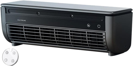 Genérico Refroidisseur D'air Portable – Ventilateur Pour Montage Mural 33 X 10,2 X 10,7 Cm | Mini Ventilateur De Climatiseur En ABS à 3 Vitesses Pour Camping-car, Salle De Bain, Salle De Sport, Dortoir, Table