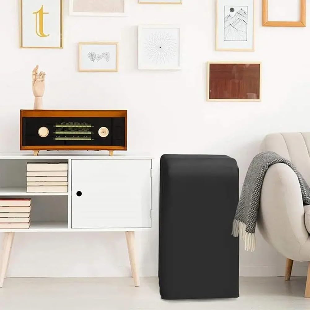  Housse De Protection Pour Climatiseur Mobile, Sac De Rangement élastique En Soie De Lait, Avec Poche Pour Télécommande, Noir, 40 X 46 X 75 Cm, Protecteur De Climatiseur D'intérieur