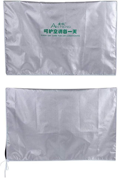  Housse Climatiseur Exterieur Plus épaisse Couverture Imperméable De Climatiseur De Couverture En Polyester Pour Unités Extérieures(3p (92 * 35 * 69))