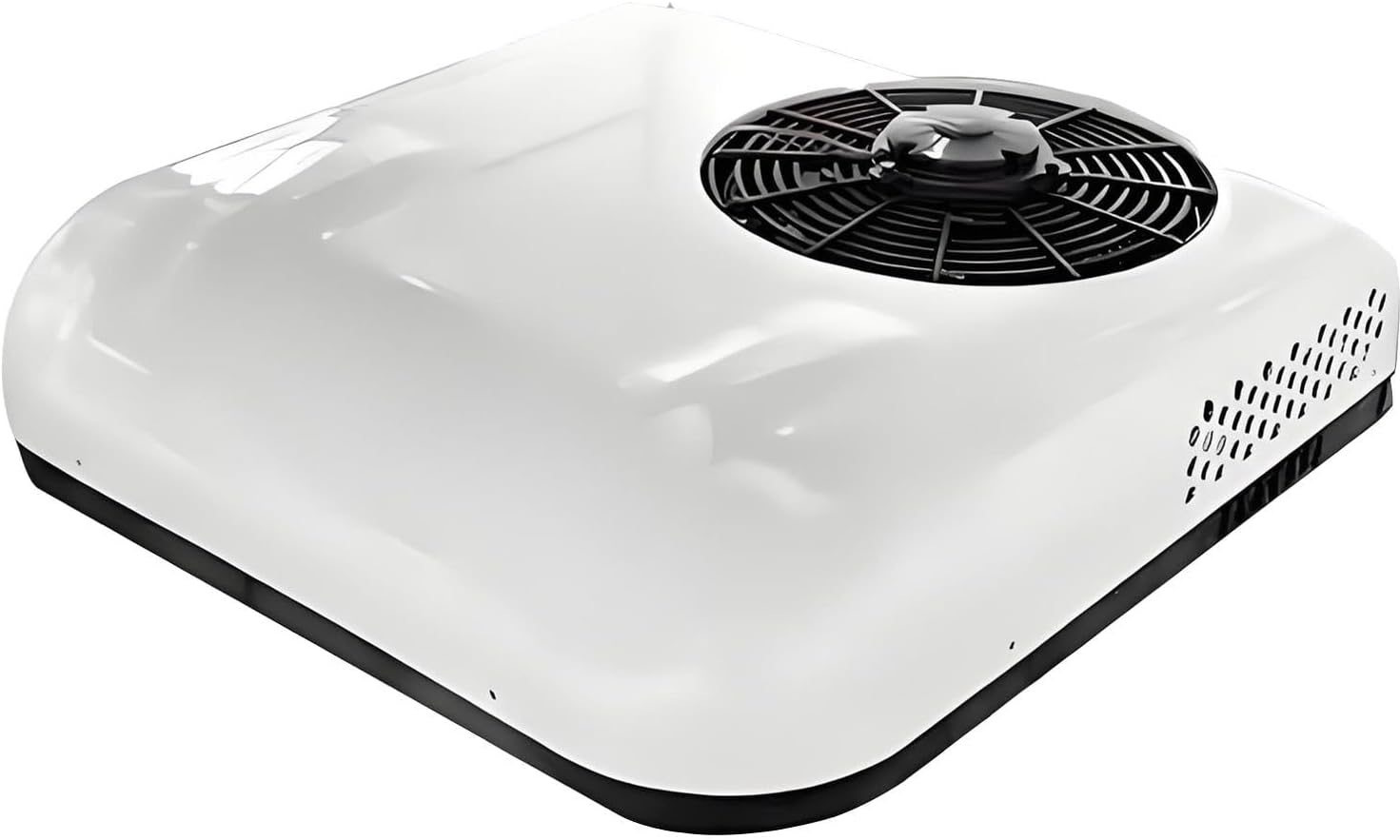  Climatiseur 2200W 12V 24V DC, Unité De Climatisation Ultra Silencieux RV Avec Télécommande, Faible Consommation D'énergie Pour Camion De Camion De Camion, Conception Durable Pour La Vie Mobile