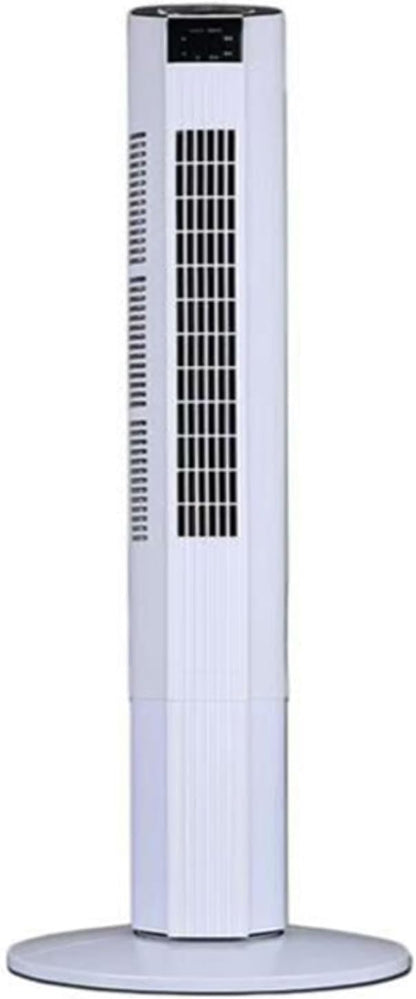  Ventilateur De Tour De Moteur DC Avec Télécommande, 3 Vitesses 12H Timer Refroidisseur D'air Silencieux Pour Le Bureau à Domicile, Refroidissement Portable Avec Oscillation Et Poignée