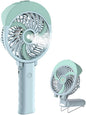  HandFan Ventilateur Brumisateur,Main Ventilateur D’Atomisation, Réservoir D'eau De 55 Ml,Ventilateur De Poche,mini Portatif Ventilateur Pliable USB Rechargeable Refroidisseur Voyage/Camping