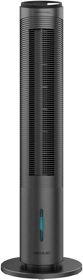  Cecotec Rafraîchisseurs D'air Par évaporation EnergySilence 2000 Cool Tower. Puissance 60 W, Réservoir Amovible De 2 Litres, 3 Vitesses, 3 Modes Avec Oscillation, Minuterie, Contrôle Tactile
