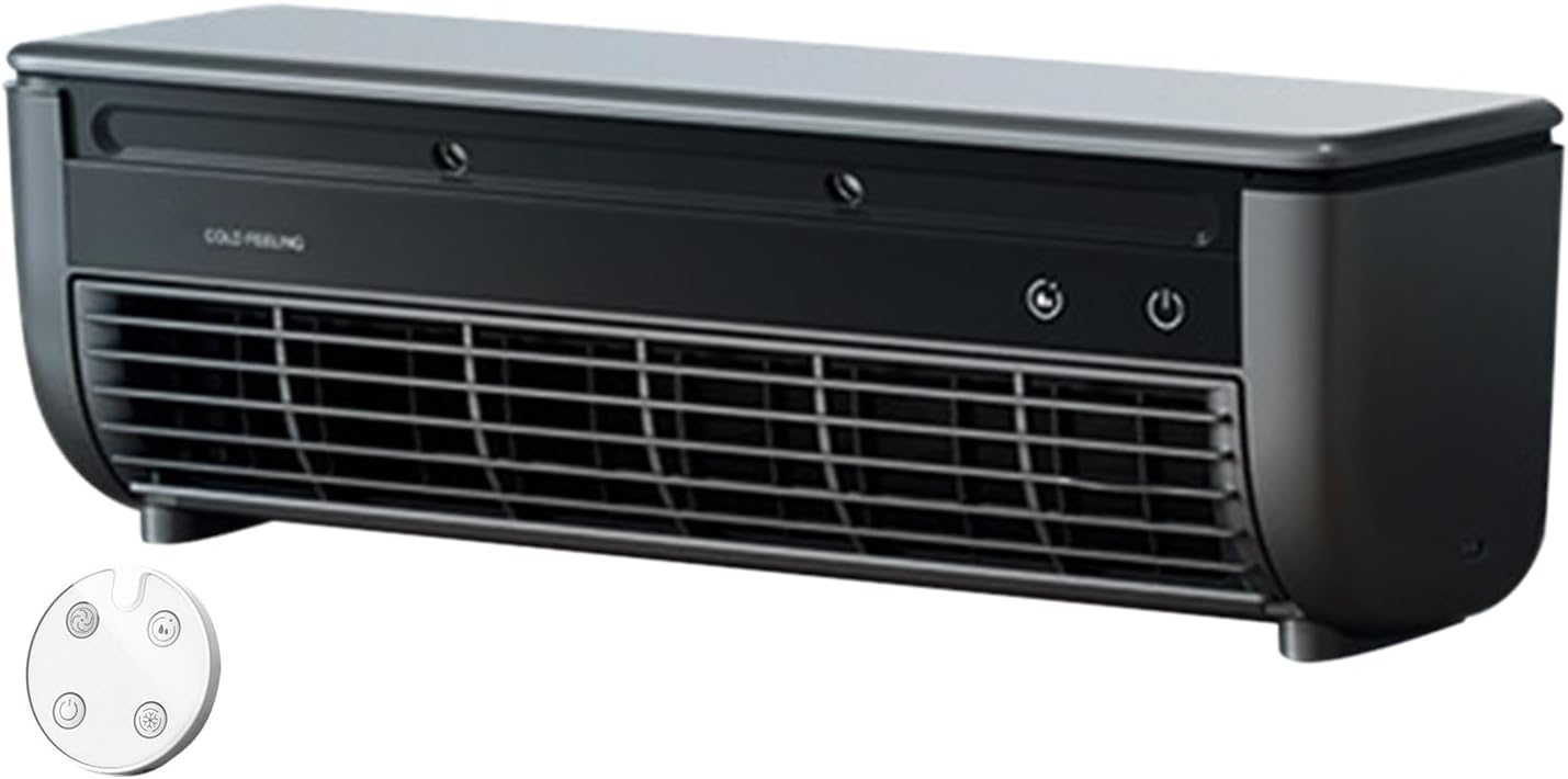  Ventilateur Rafraîchisseur D'Air Pour Pièce | Ventilateur Rafraîchisseur D'Air | Appareil De Ventilation Trois Vitesses Avec Chargeur Sans Fil Pour Maison Chambre Camping Car Salle De Bain