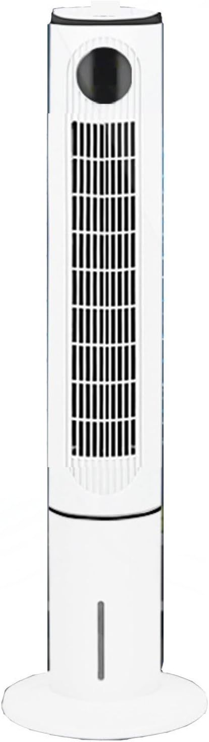 GENERIC Ventilateur De Tour De Refroidisseur D'air évaporatif Portable, 3 Vitesses De Sommeil Mode Silencieux, Télécommande, 80 Oscillation, 12H Minuterie Pour Bureau à Coucher Utilisation à La Maison