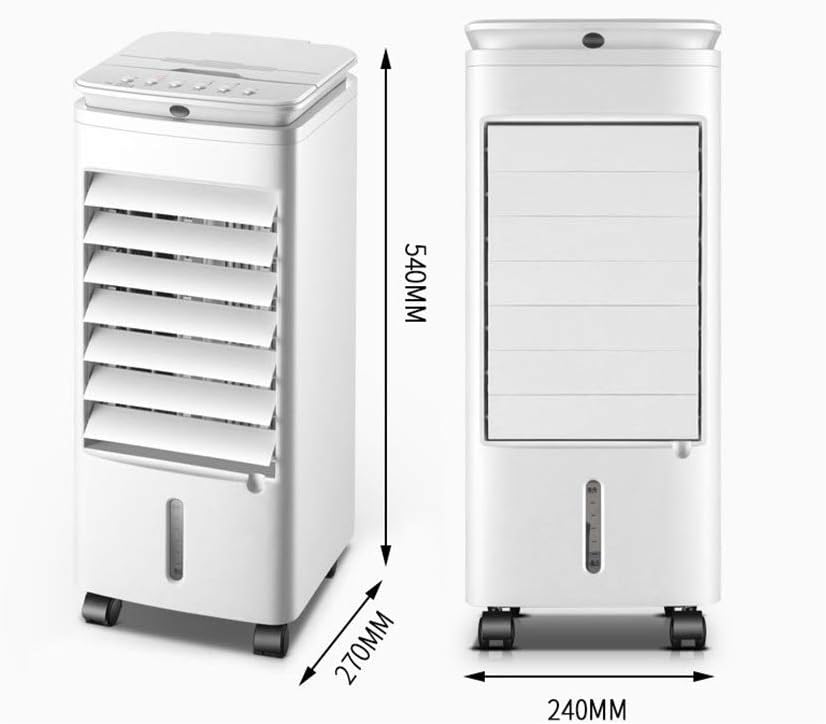  Portable Air Conditioner Unit, Compact Air Circulator, Mobile Cooling Fan, Super Quiet Evaporative Cooler With 3-Speed Settings For Efficient And Effective Cooling