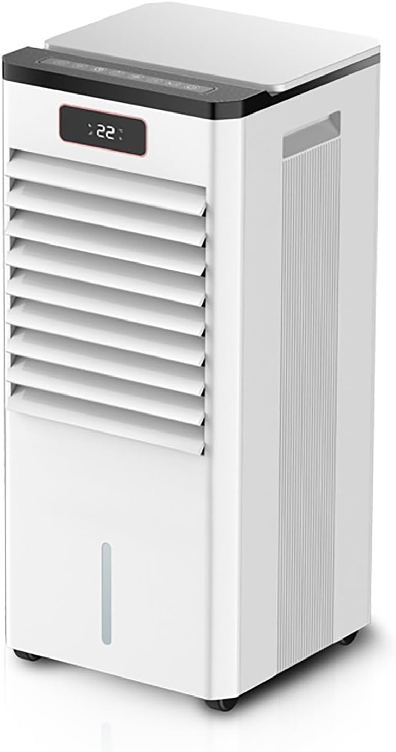  Climatiseur Mobile, 3 En 1 Rafraichisseur D'air Silencieux Sans Évacuation Avec 10L Large Réservoir D'eau, 3 Vitesses, 60°Oscillation, Climatiseur Portable