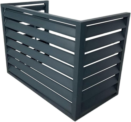 GENERIC Mini Housse En Aluminium Pour Climatiseur Et Pompe à Chaleur Pour Unité Extérieure, Protection Contre Les Intempéries, Protection Durable Pour Systèmes CVC
