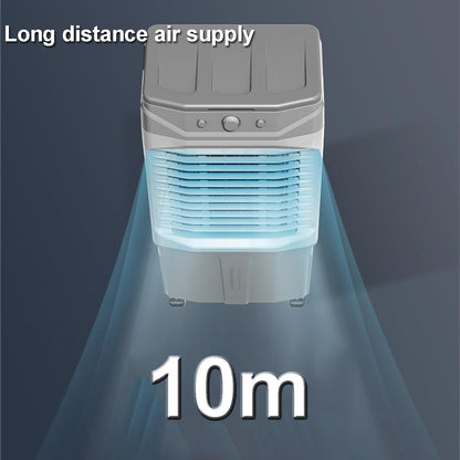  Climatiseur Portable, Réservoir D'eau De 35 L, Feuille Pivotante Grand Angle, Avec Roue Universelle Pour Garage Et Usage Commercial
