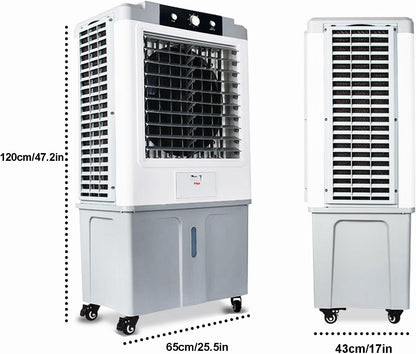 GENERIC Climatiseur Portable Avec Réservoir D'eau De 70 L | Aucune Fenêtre Nécessaire Pour Garage, Cour, Utilisation Commerciale | Unité De Refroidissement Puissante Pour N'importe Quel Espace | Facile à